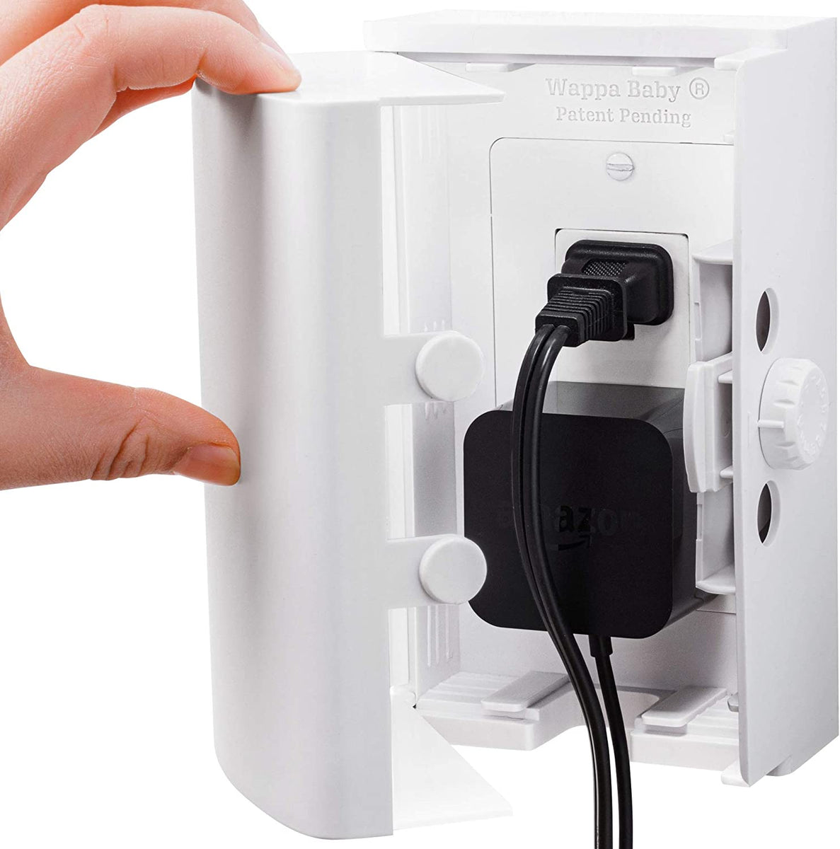 Baby Safety Outlet Cover BOX [Patent Pending] Double Lock For Much Better Toddler Proofing, Easier Operation, Simple 3 Step Install With Included