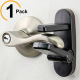 Door Lever Lock (1 Pack) – Prevents Toddlers from Opening Doors | Black