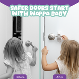 Door Lever Lock (6 Pack) – Prevents Toddlers from Opening Doors | White
