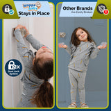 Child Safety Door Knob Cover (6 Pack) Hard-to-Remove Dual-Lock | Semi-Clear