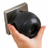 Child Safety Door Knob Cover (4 Pack) Hard-to-Remove Dual-Lock | Black