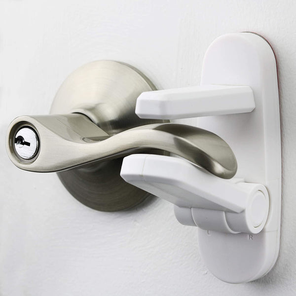 Improved Childproof Door Lever Lock. Prevents Toddlers from Opening Doors | 1 PACK