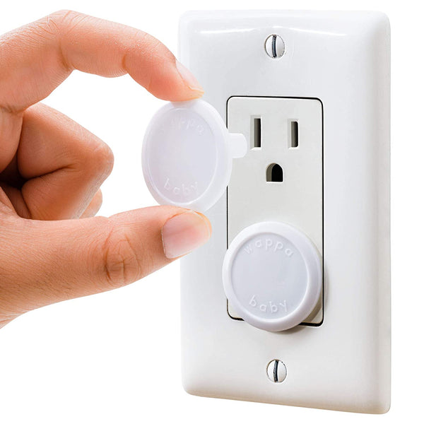 Outlet Covers Babyproofing 50-Pack by Wappa Baby | Safe & Secure Electric Plug Protectors