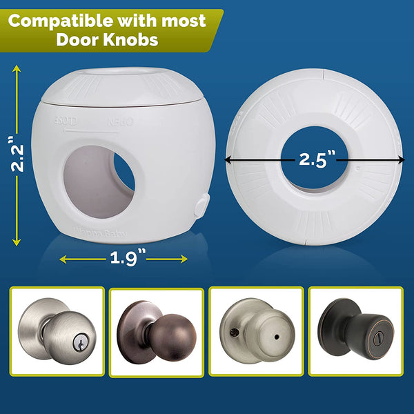 Baby Safety Door Knob Covers Door Knob Locks - Temu