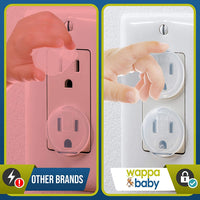 Clear Outlet Covers (50 Pack) Value Pack – Baby Safety Outlet Plug Covers – Durable & Steady – Child Proof Your Outlets Easily